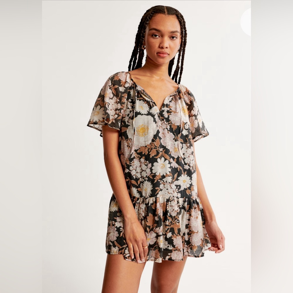 Abercrombie & Fitch - Floaty Trapeze Mini Dress - Size XS